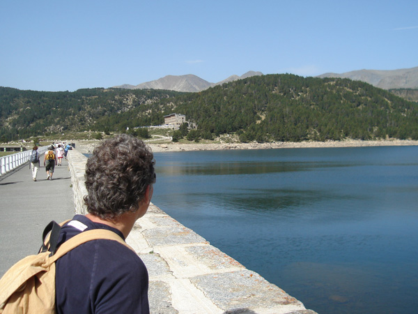 Blic über den Lac des Bouillouses zu den Pic Carlit